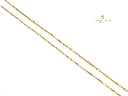 Zlatý řetízek 1.71g
