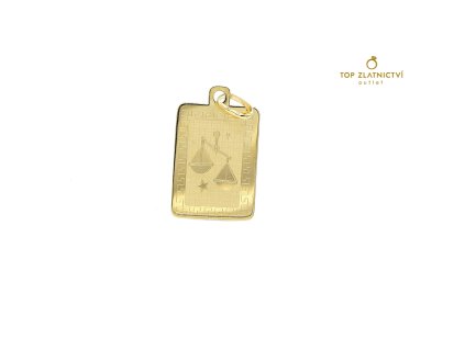 Zlatý přívěsek 0.96g - Váhy