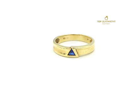 Zlatý prsten s tanzanitem 3.12g