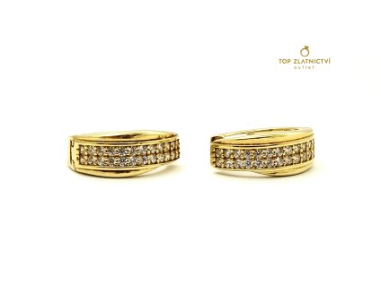 Zlaté náušnice 2.80g - zlomkové zlato