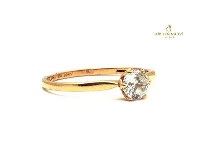 Zlatý prsten 1.21g - zlomkové zlato