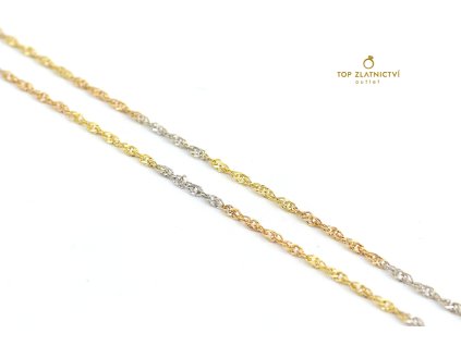 Zlatý řetízek 1.62g
