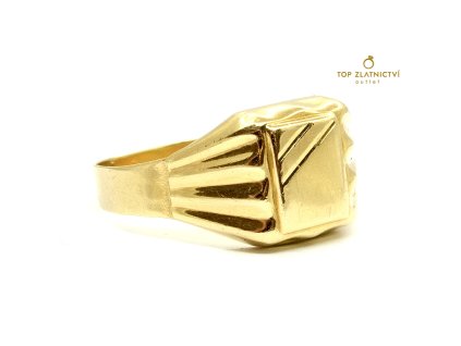 Zlatý prsten 3.85g - zlomkové zlato