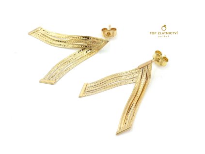 Zlaté náušnice 2.09g