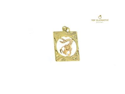Zlaté přívěsek 1.01g - Štír