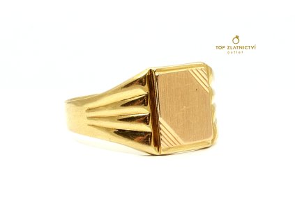 Zlatý prsten 5.09g - zlomkové zlato