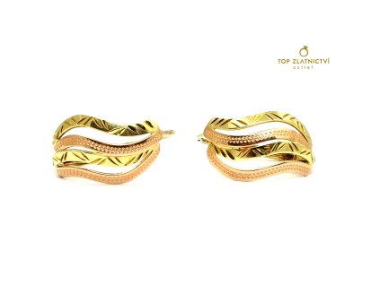 Zlaté náušnice 2.01g
