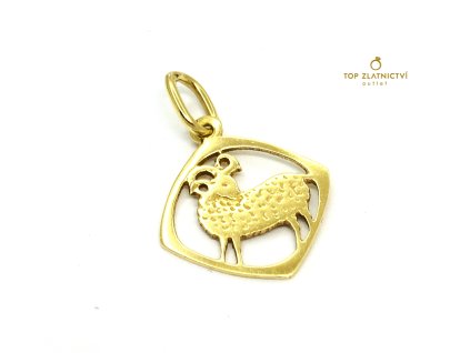 Zlatý přívěsek 0.68g - beran