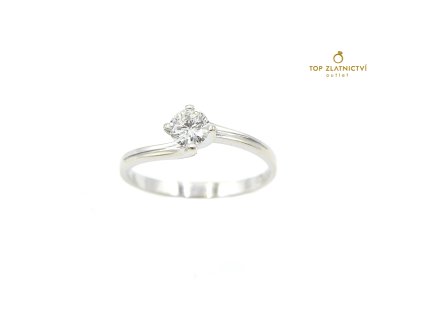 Zlatý prsten s diamantem 2.22g