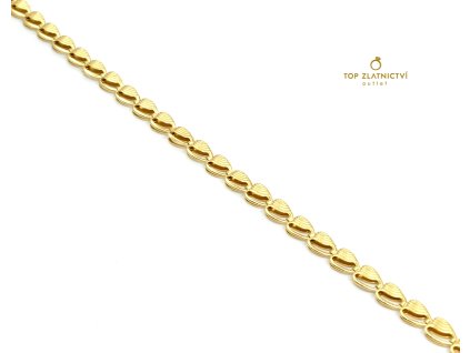Zlatý náramek 2.06g