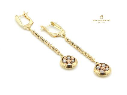 Zlaté náušnice 4.35g