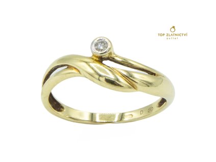 Zlatý prsten 1.67g