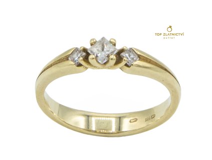 Zlatý prsten 2.60g