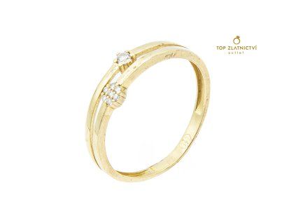 Zlatý prsten 1.55g