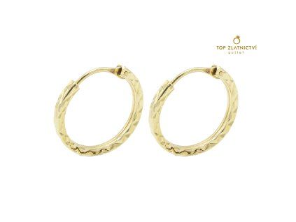 Zlaté náušnice 0.77g