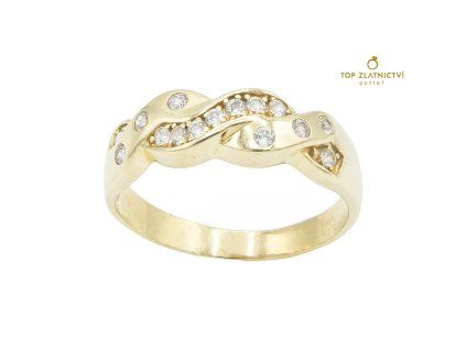 Zlatý prsten 2.88g