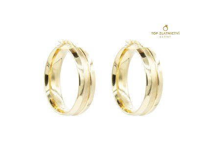 Zlaté náušnice 2.92g