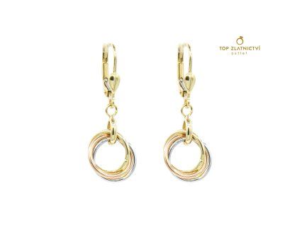 Zlaté náušnice 2.19g
