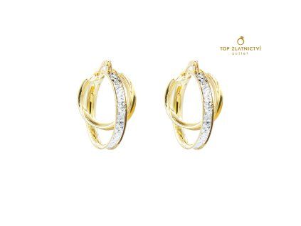Zlaté náušnice 2.97g