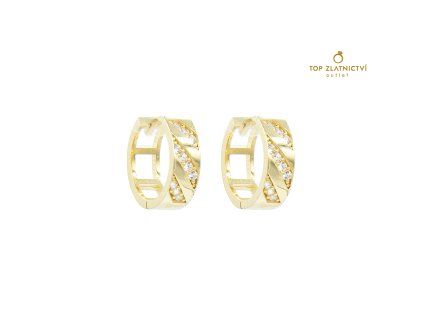 Zlaté náušnice 2.45g