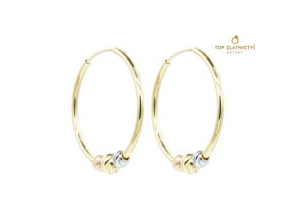 Zlaté náušnice 3.57g