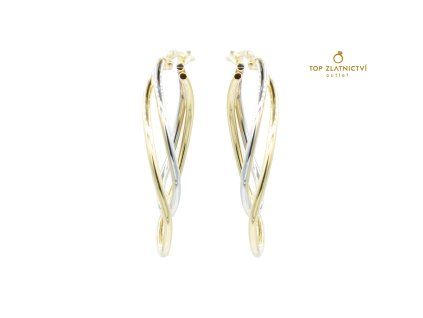 Zlaté náušnice 2.57g