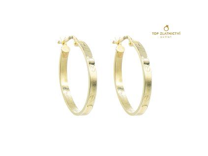 Zlaté náušnice 1.92g