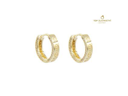 Zlaté náušnice 3.01g