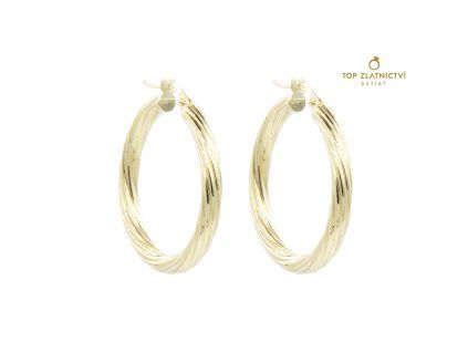 Zlaté náušnice 2.94g