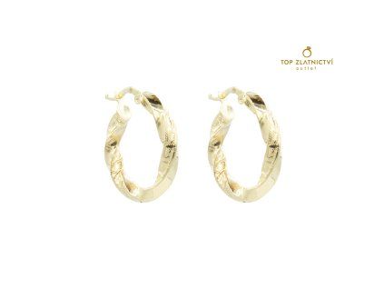 Zlaté náušnice 2.66g
