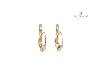 Zlaté náušnice 1.84g