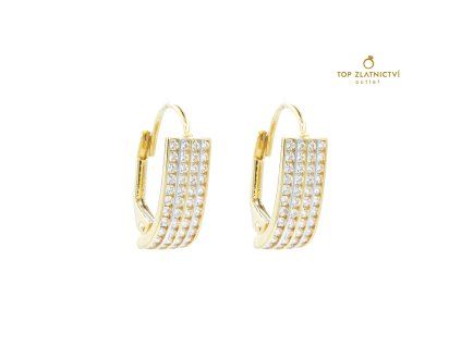 Zlaté náušnice 3.11g