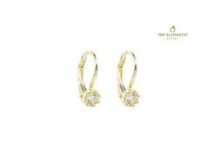 Zlaté náušnice 1.41g