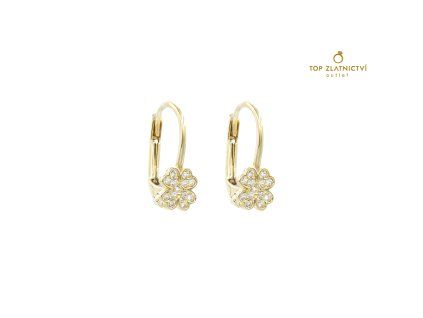 Zlaté náušnice 1.46g