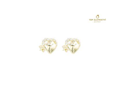 Zlaté náušnice 1.10g