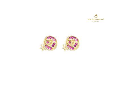 Zlaté náušnice 1.42g