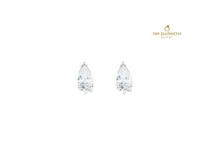 Zlaté náušnice 1.08g