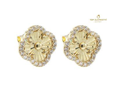 Zlaté náušnice 2.04g