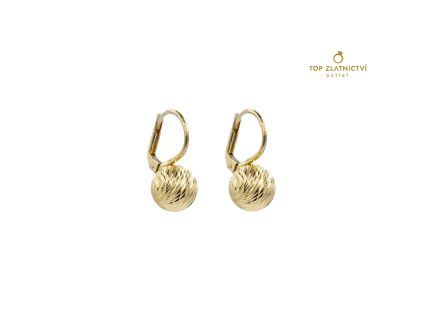 Zlaté náušnice 2.87g