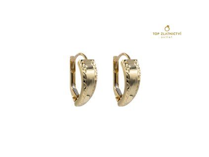 Zlaté náušnice 1.36g