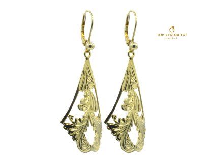 Zlaté náušnice 5.94g