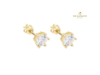 Zlaté náušnice 1.49g