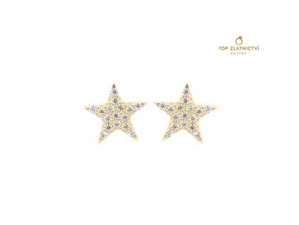 Zlaté náušnice 1.20g