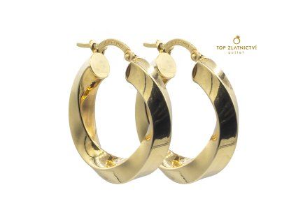 Zlaté náušnice 3.06g
