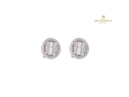 Zlaté náušnice 1.24g