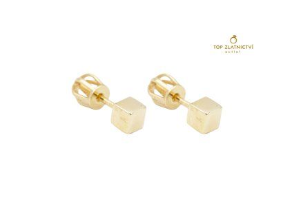 Zlaté náušnice 1.16g