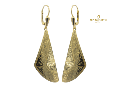 Zlaté náušnice 7.34g