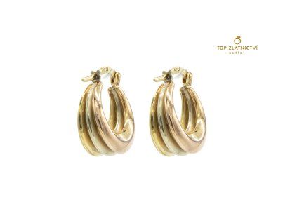 Zlaté náušnice 3.36g