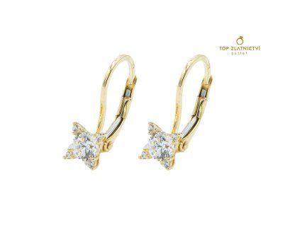 Zlaté náušnice 1.47g