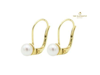 Zlaté náušnice 1.53g